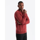 Ombre Men's wash sweater with v-neck - red | shoptok.hr