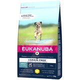 Eukanuba Grain Free Adult Small/Medium Breed piščanec - Varčno pakiranje: 2 x 3 kg | shoptok.hr