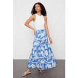 Trendyol Navy Blue Patterned Woven Skirt Cijene