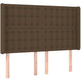  Krevet s oprugama i madracem tamnosmeđi 140 x 190 cm od tkanine | shoptok.hr