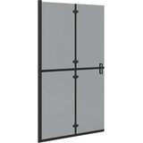  Walk-In zid za tuširanje Crna 110 x 6,5 x 190 cm | shoptok.hr