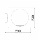 Vesta 311 ZIDNA LAMPA 1*E27 MESING | ePonuda.com