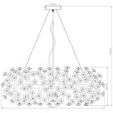 Globo 64135H3C - LED kristalni luster na sajli KATRINA 20xG9/3,5W/230V | Eponuda.com