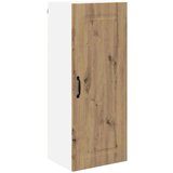 vidaXL Stenska kuhinjska omarica z vrati Umetni hrast 40 x 31 x 100 cm | Shoptok.si