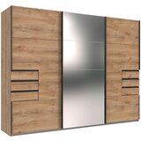 MID.YOU OMARA Z DRSNIMI VRATI, prozorno, barve hrasta | Shoptok.si
