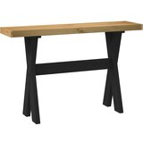 Maison Chic konzolna miza - miza ob steni NOAIN 120x30x75 cm trdna borovina, (21786606) | Shoptok.si