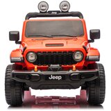  Licencirani auto na akumulator Jeep Rubicon 4x200W 24V - narančasti | Shoptok.si