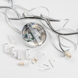  Brilagi - LED luster na sajli MISTEL 6xG9/3W/230V crni hrom/zadimljeno staklo | Eponuda.com