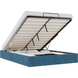 Maison Chic Otomanski Posteljni okvir - Dvoposteljna postelja - Zakonska postelja brez vzmetnice Temno modra 140x190 cm-J548, (21769265) | Shoptok.si