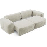 Makamii Bež raztegljiva sedežna garnitura iz šenilje 275 cm Kuki – | Shoptok.si