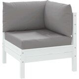  Jastuci za sofu od paleta 3 kom sivi od tkanine - Siva 1 kutna sofa | shoptok.hr