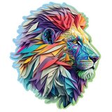 WOODEN CITY Modern Lion Wooden Puzzle L (250 Pieces) ( 058880 )
