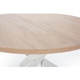 Marckeric Okrugao blagovaonski stol s pločom stola u dekoru hrasta ø 120 cm Ther – | shoptok.hr