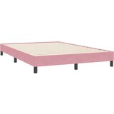 Box Spring krevet s madracem ružičasti 140x220 cm baršun | shoptok.hr