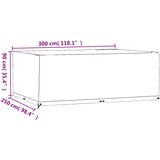  Navlake za vrtni namještaj 2 kom 300 x 250 x 90 cm pravokutne | shoptok.hr