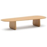 Kave Home Stolić za kavu od punog hrasta u prirodnoj boji 64x146 cm Pirita – | shoptok.hr
