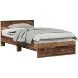 Krevetna konstrukcija s uzglavljem Staro drvo 203 x 104 x 70 cm | Eponuda.com