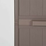 vidaXL Vrtna omara rjava 65x45x172 cm PP | Shoptok.si