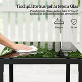 Bistro set od ratana 3 dijela 2 stolice stolić za kavu i jastuci svijetlosivi | shoptok.hr