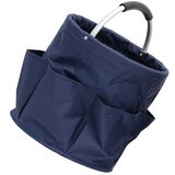INF Prenosna zložljiva piknik košara - Zložljiva Oxford tkanina za shranjevanje NavyBlue, (5000073894) | Shoptok.si