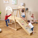 Otroški leseni plezalni set 8 v 1 | Shoptok.si