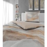 Novel OBOJESTRANSKA POSTELJNINA 240/220 cm saten krem barve | Shoptok.si