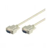 priključni kabel VGA 15-polni vtič 3.00 m siva 11.01.6630 zaščiten\, lahko se privije VGA kabel, (20419321)