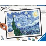 Ravensburger Slikanje po številkah - CreArt Collection - Starry Night (Van Gogh) | Shoptok.si