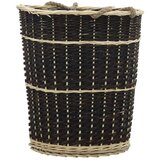 vidaXL Nahrbtnik za prenašanje drv s trakovi 50x44x58 cm naravna vrba | Shoptok.si