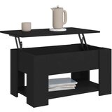  Stolić za kavu crni 79 x 49 x 41 cm od konstruiranog drva | shoptok.hr