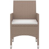  3-dijelni vrtni blagovaonski set s jastucima poliratan i staklo | shoptok.hr