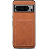 INORCO DENIOR Za Google Pixel 8 Pro PU usnje prevlečen TPU hrbtni pokrovček za telefon z režo za kartice na stojalu, (22034412) Cene