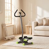STEPER s LCD monitorom 55 x 44 x 108 cm Čelično siva + zelena + crna | shoptok.hr