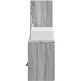  Set namještaja za kupaonicu 2 kom. Siva Sonoma 33 x 34.5 x 100 cm | shoptok.hr