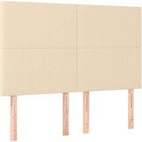  Krevet box spring s madracem LED krem 140x200 cm od tkanine | shoptok.hr