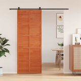  Vrata staje Voštanosmeđa 80 x 208 cm Masivna borovina | shoptok.hr