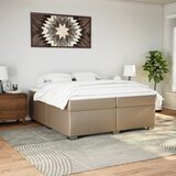  box spring s madracem cappuccino 200x200cm umjetna koža | shoptok.hr