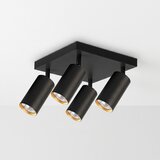 Brilagi LED RGBW prigušiva spot svetiljka SELE SQUARE 4xGU10/6,5W/230V crna/zlatna | Eponuda.com