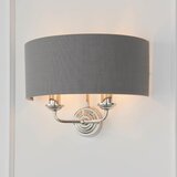  Endon 94406 - Zidna svetiljka HIGHCLERE 2xE14/40W/230V tamno siva/sjajni hrom | Eponuda.com