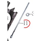 Osovina nosača motora M12×270 B0080012270 za skuter Motovene New Adviser Cene