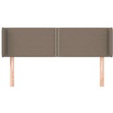  Vzglavje z ušesi taupe 147x16x78/88 cm blago, (20735402) | Shoptok.si
