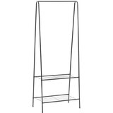  Stojalo za oblačila 59x35x150 cm črne barve | Shoptok.si