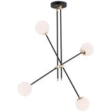  Argon 1696 - Luster na šipci ABSTRACT 4xE14/7W/230V crna | Eponuda.com