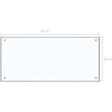  Zaštita od prskanja prozirna 90x40 cm kaljeno staklo | shoptok.hr