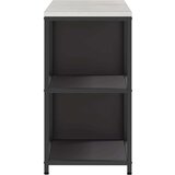 vidaXL kuhinjski set za pohranu s policom s pohranom s vratima podesiva 2 pcs crna 150 x 50 x 92 cm | shoptok.hr