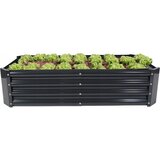 Chomik Metalna povišena gredica 180 x 90 x 30 CM – antracit | shoptok.hr