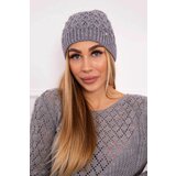 Kesi Cap with fleece Roma K224 light gray Cijene
