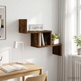  Polica na zidu Dimljeni hrast 48 x 15 x 42 cm Konstruirano drvo | shoptok.hr