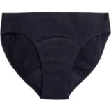 Bikini črne hlačke Medium Flow - XXL