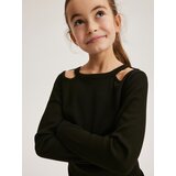 Reserved - Majica dugih rukava s prorezima - crno | shoptok.hr